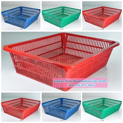 P08777 ตะแกรงเหลี่ยม A4 (29*37*9 cm) เกรดบี สีเข้ม No.025 ราคาส่งต่อ 12 โหล:144 ใบ: โหลละ 132 บาท