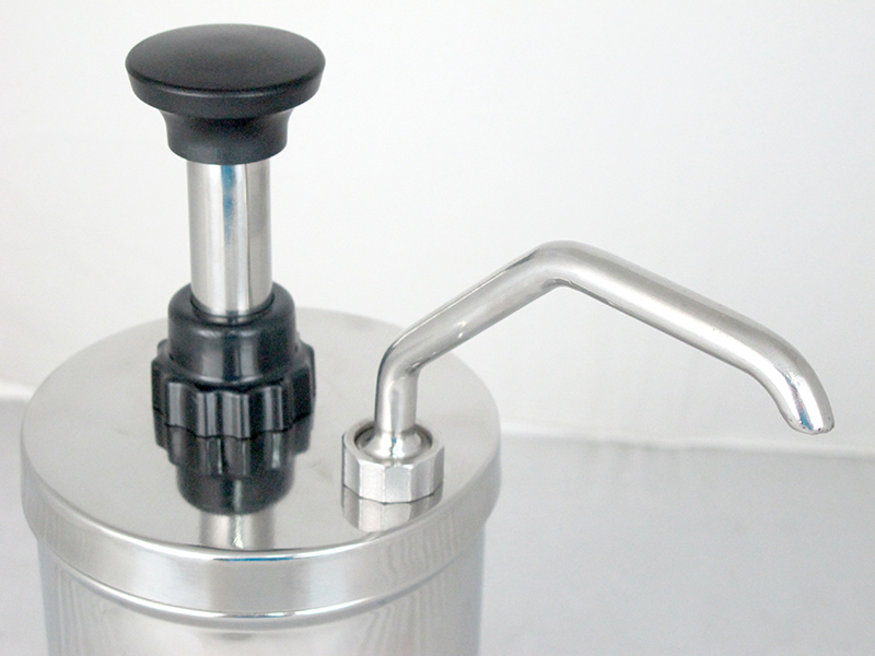 หัวปั้มซอส 1 หัว สแตนเลสกลม 1616-023