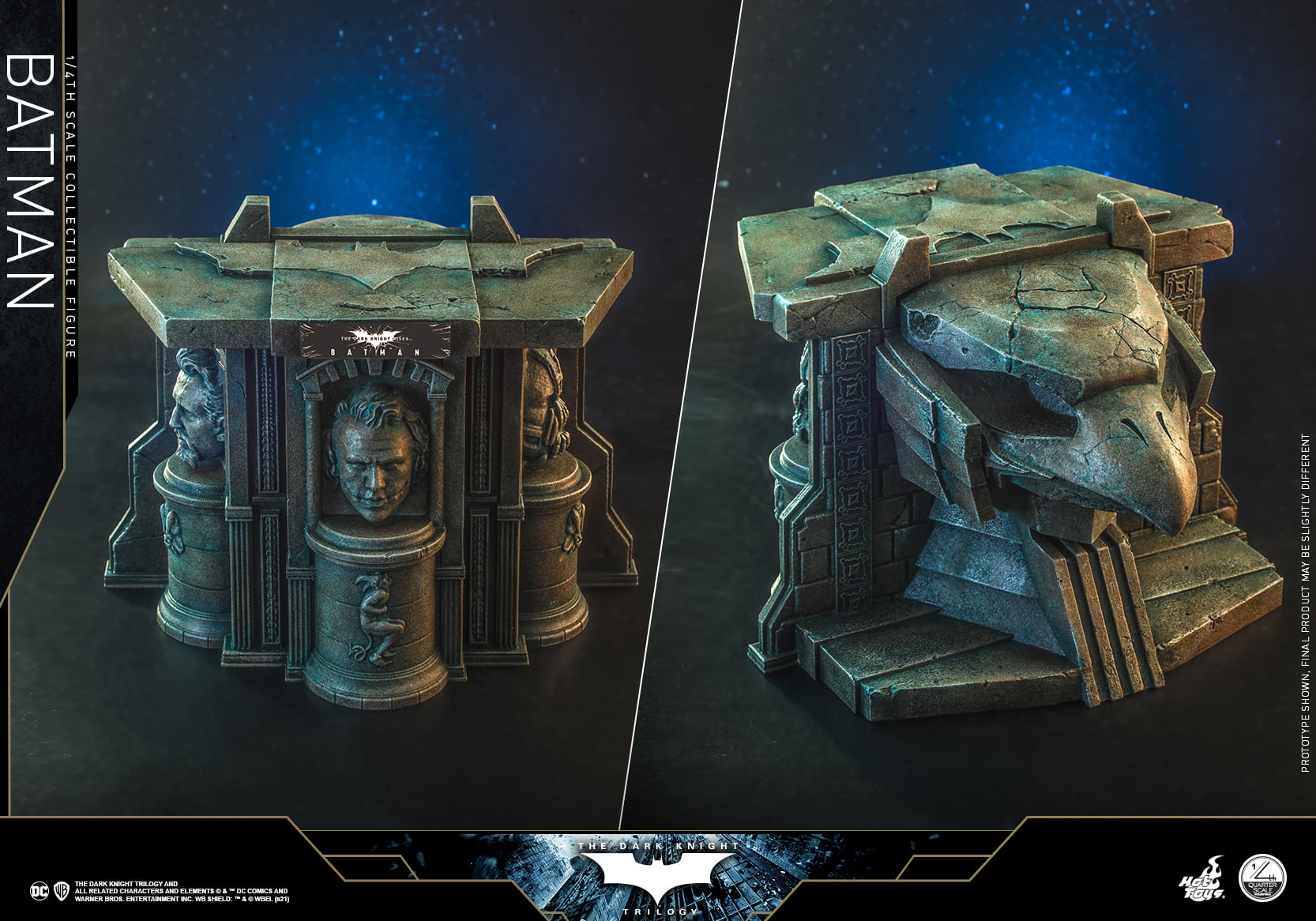 Hot Toys QS019 1/4 The Dark Knight Trilogy - Batman