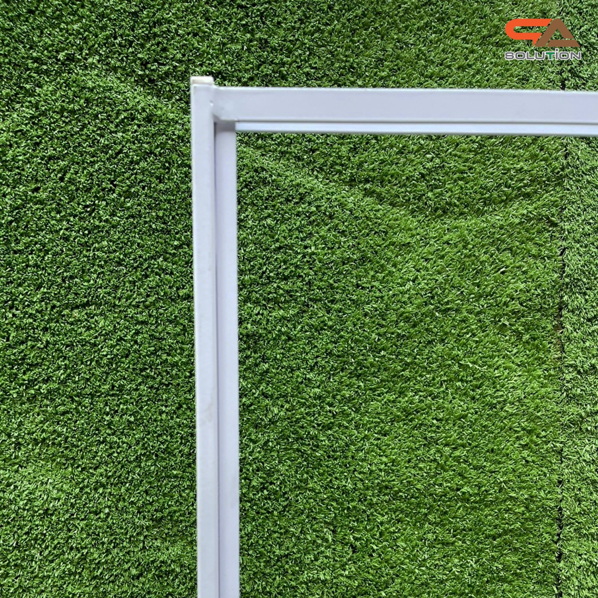 ป้ายตั้งพื้นเหล็ก กรอบคู่ สีขาว มีล้อ (W) 58 × (L) 73 x (H) 160 cm. สอดงานด้านบน โชว์ภาพ2ด้าน ถอดประกอบได้