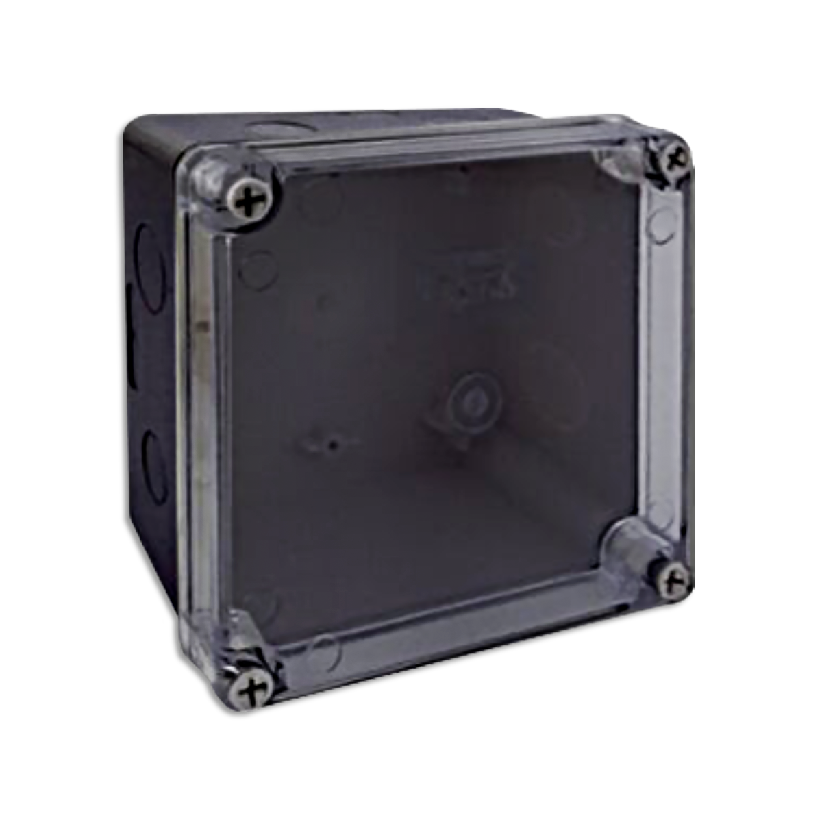 NANO กล่องกันน้ำ ขนาด 6x6x3.3" สีดำ(ฝาใส) รุ่น NANO-204CB (30 ชิ้น/กล่อง)