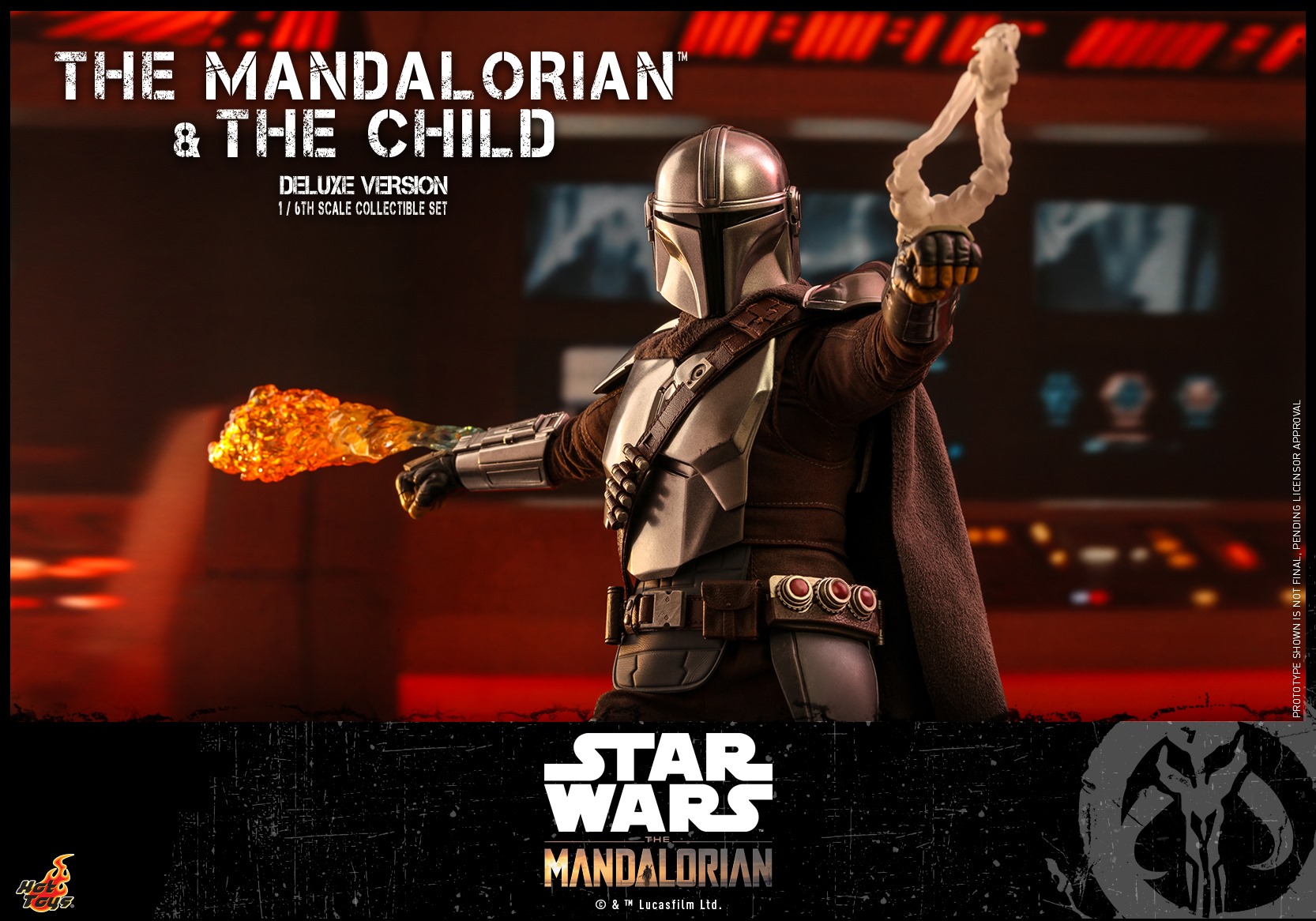 Hot Toys TMS015 The Mandalorian 1/6 The Mandalorian and The Child (Deluxe Version)