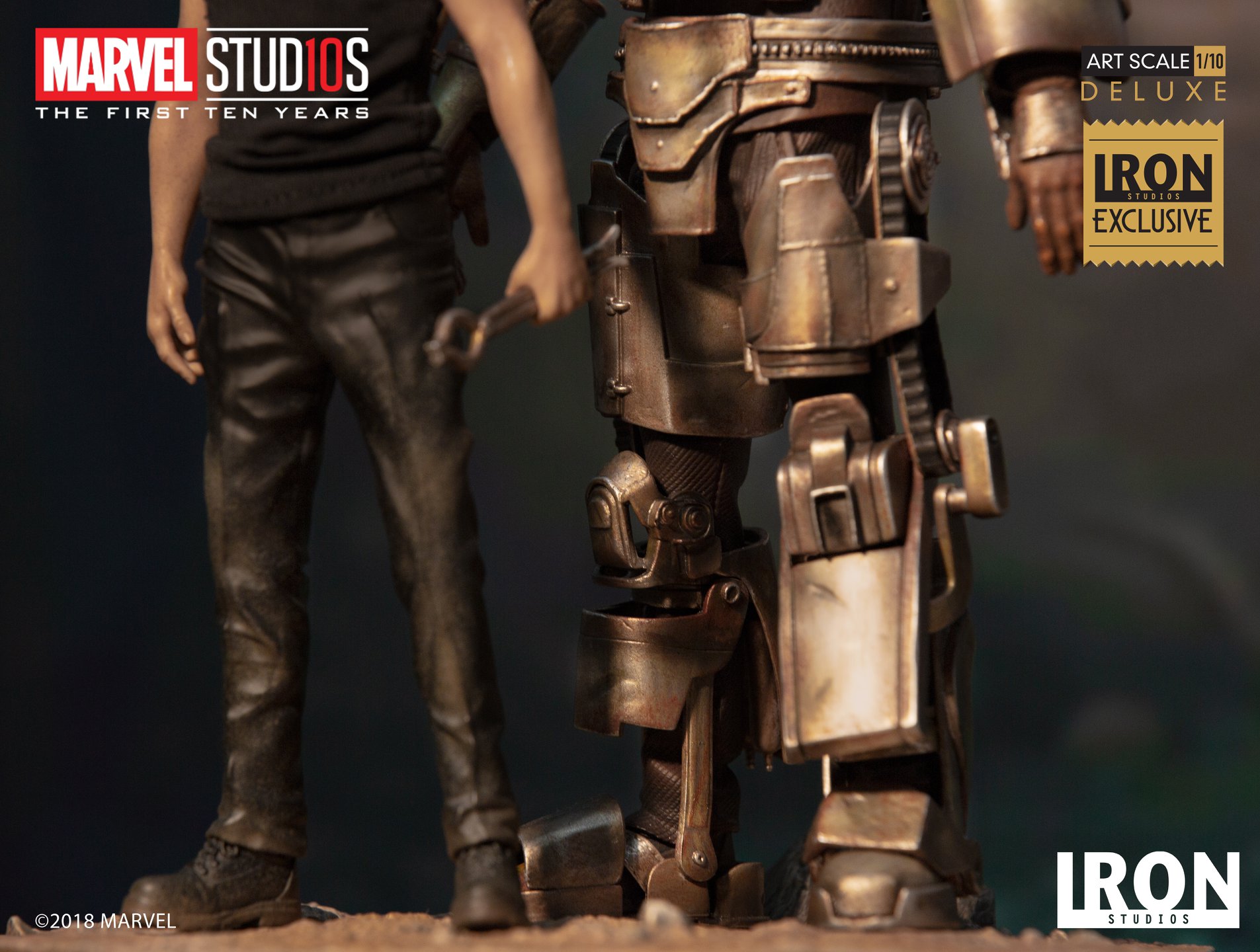 Iron Studios Deluxe Art Scale 1/10 Tony Stark & Mark I (Exclusive)