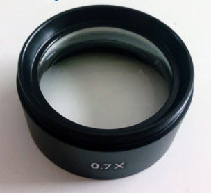 เลนส์ยกสูงกล้องไมโครสโคป 0.7X