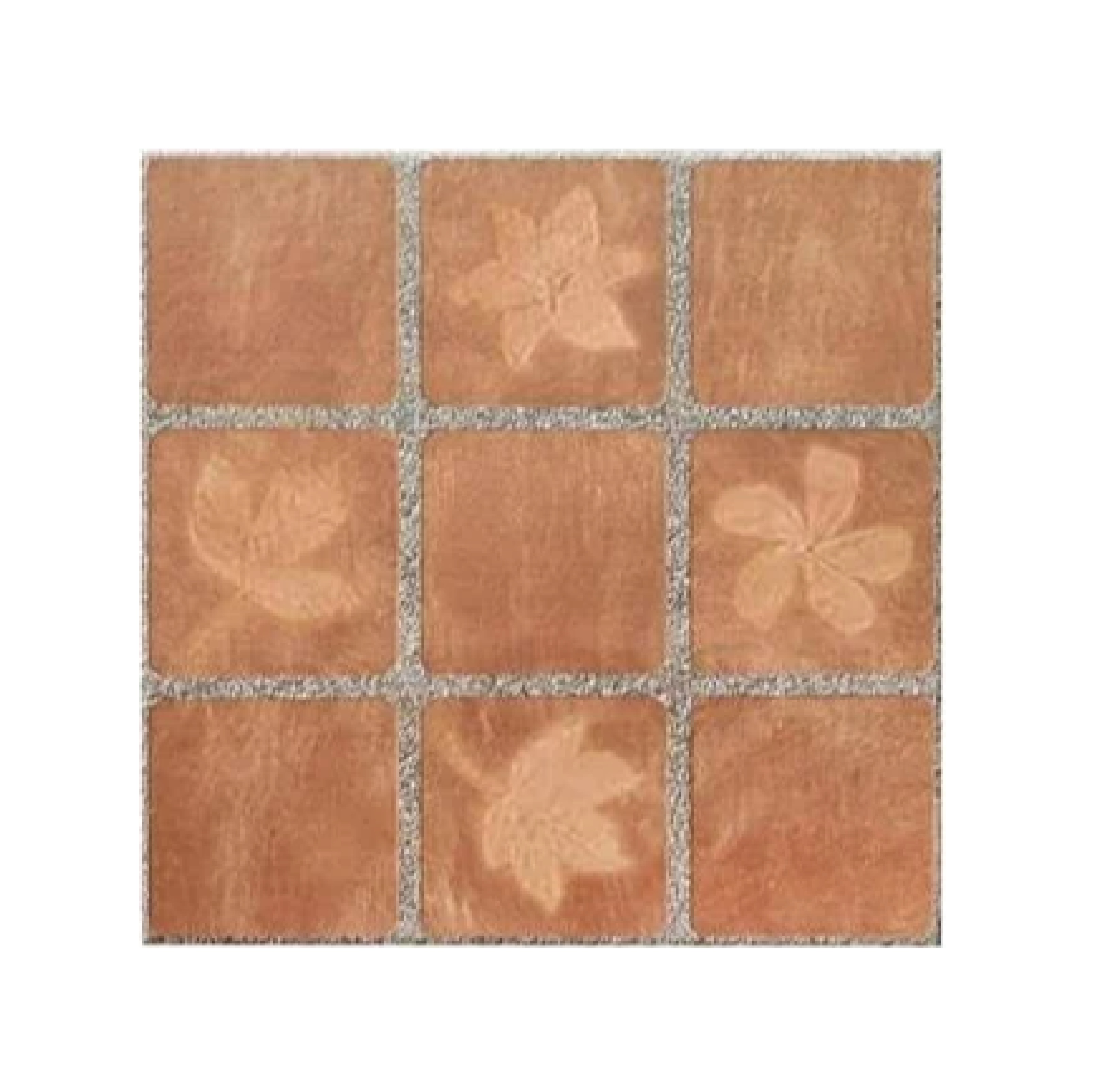 กระเบื้องพื้น MONET BY SCG รุ่น เทอราสโม ฟลอร่า ขนาด 40 x 40 ซม. (กล่อง 6 แผ่น) สีเทอราคอตต้า