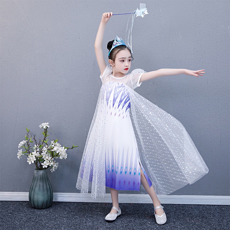 ชุดเจ้าหญิงเอลซ่า ภาค 2 Snow Queen รุ่นแขนตุ๊กตา
