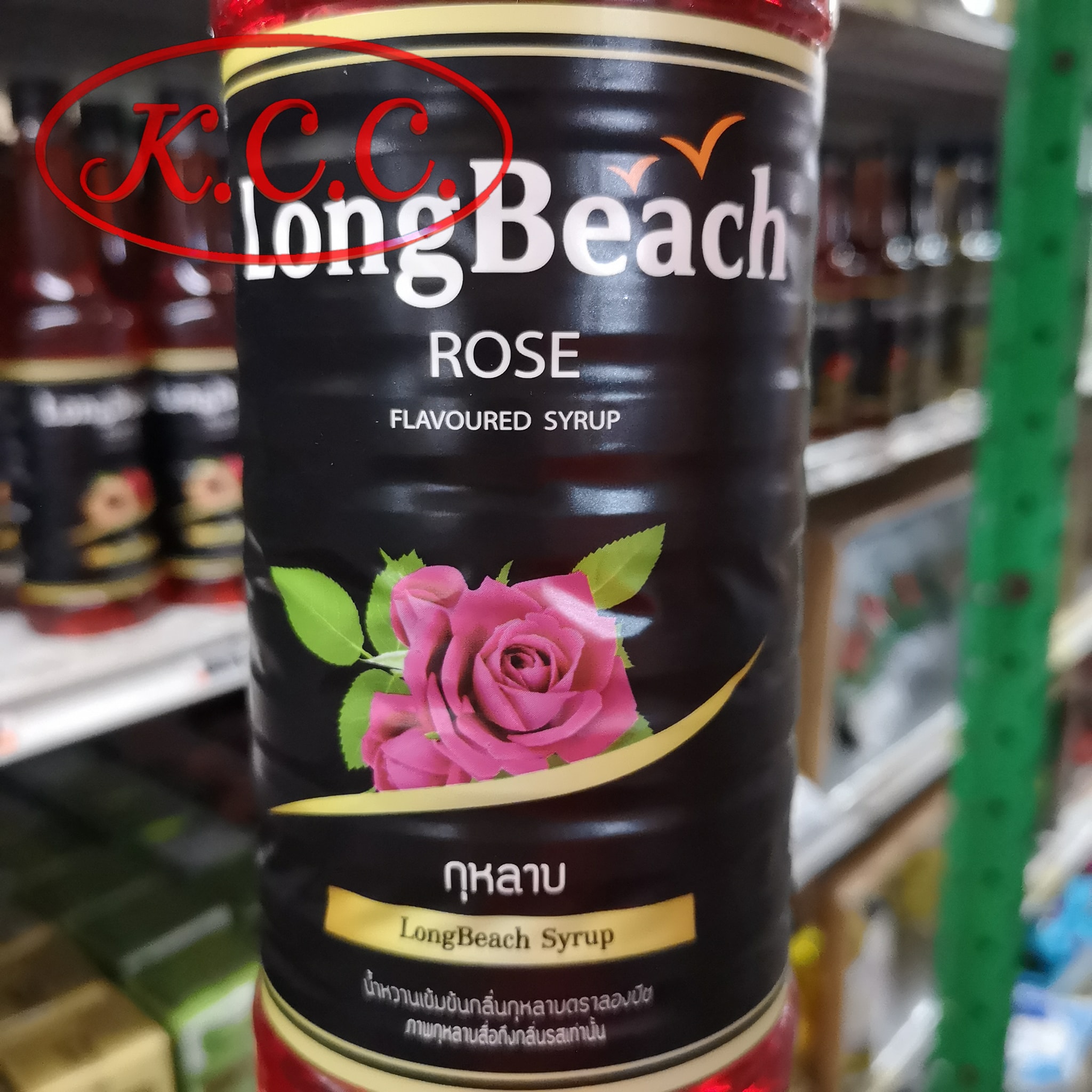 ลองบีช น้ำหวานกลิ่น กุหลาบ LongBeach Rose 740 ml.