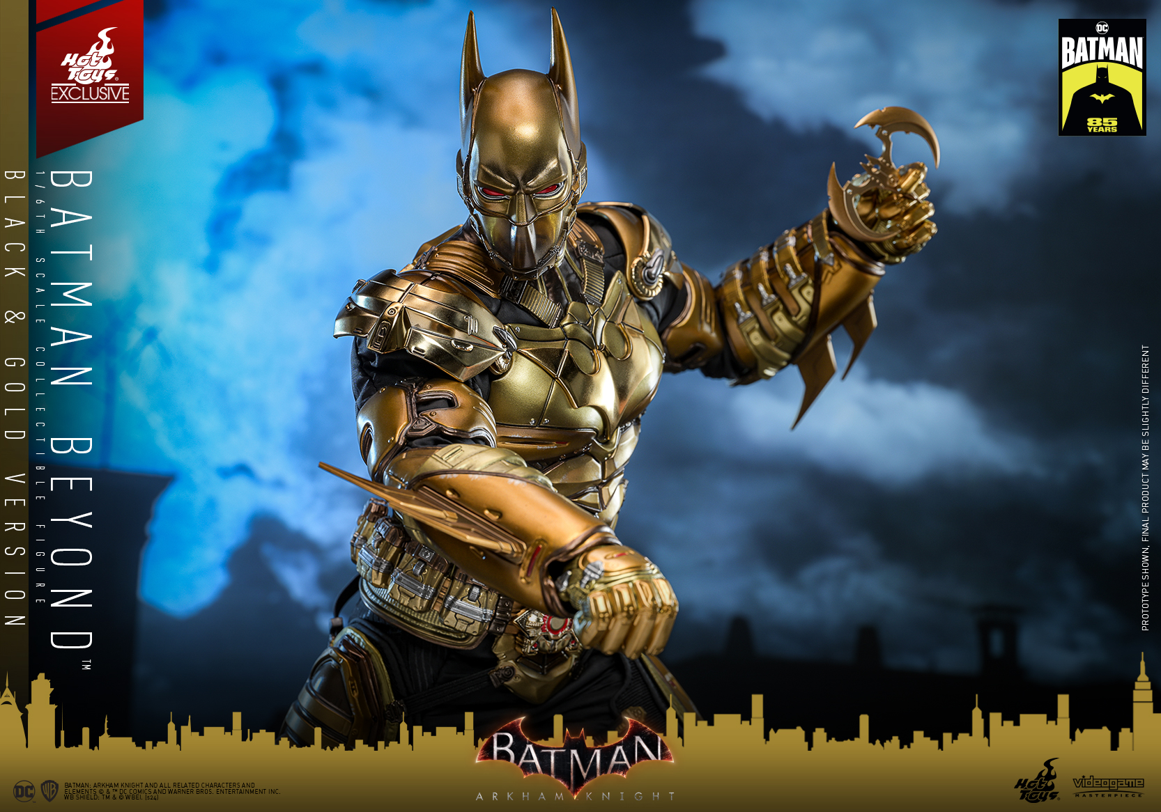 Hot Toys VGM64 Batman: Arkham Knight - Batman Beyond (Black & Gold Version) [Hot Toys Exclusive]