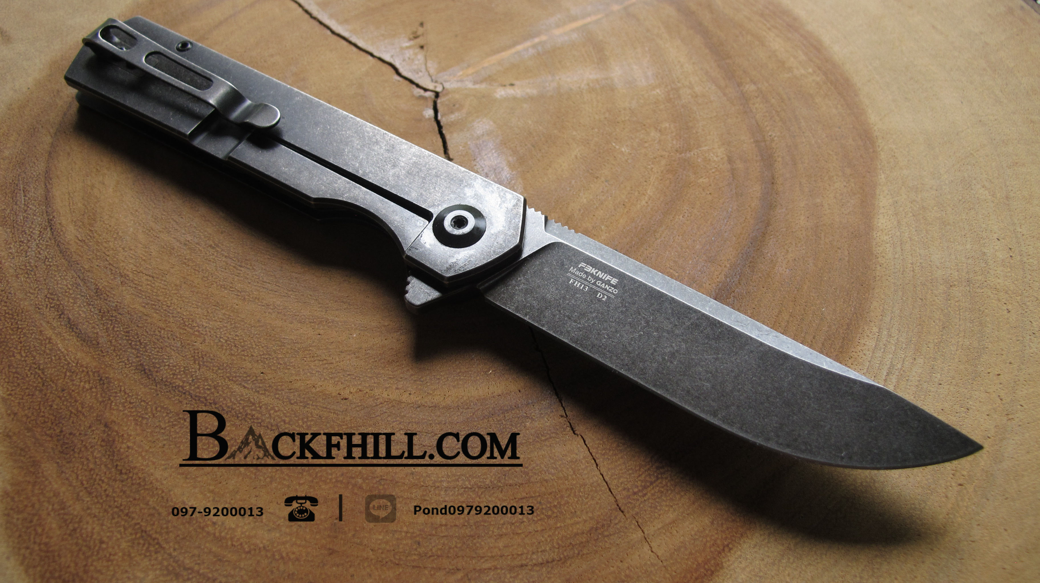 มีดพับ Ganzo กานโซ่ รุ่น FH13-SS / D2 Steel / ของแท้ 100%