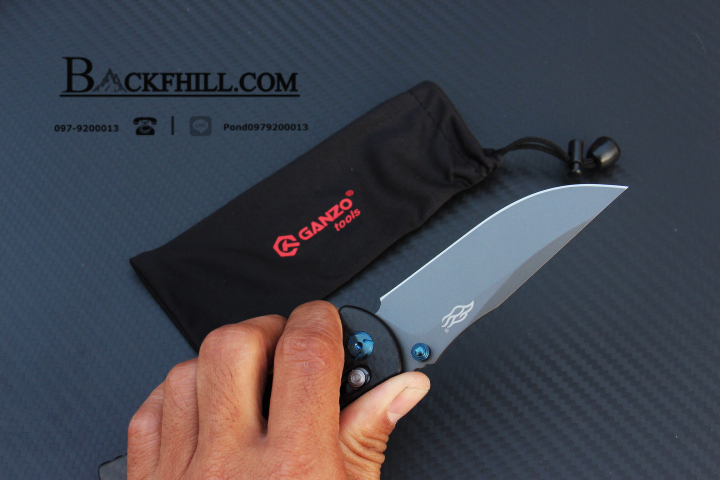 มีดพับ GANZO Firebird กานโซ่ รุ่น FH7503-CF / 440c Steel / ด้ามจับคาร์บอนไฟเบอร์ ของแท้ 100%