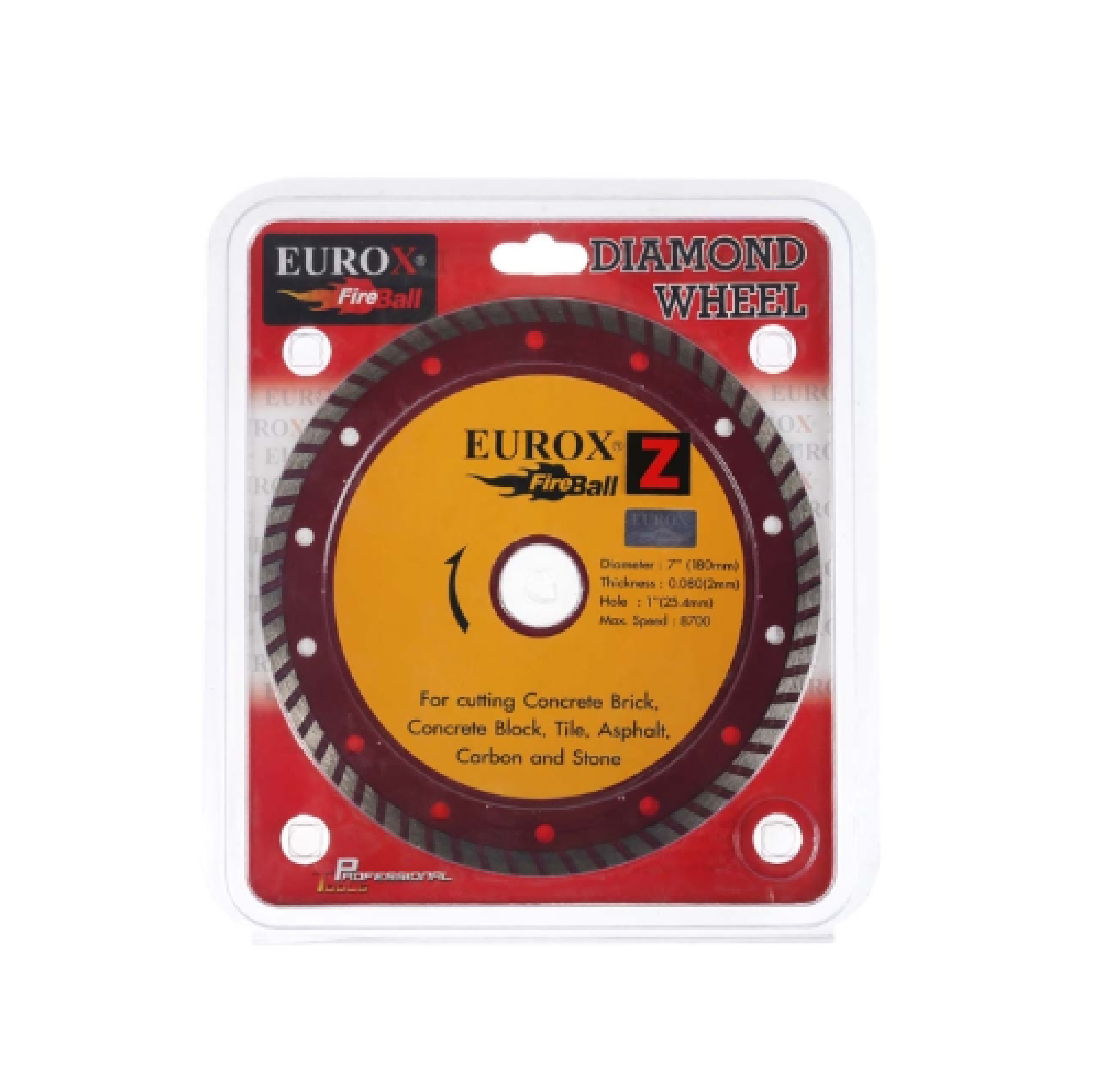 EUROX 2In1 Hammer ใบตัดคอนกรีต 7 นิ้ว