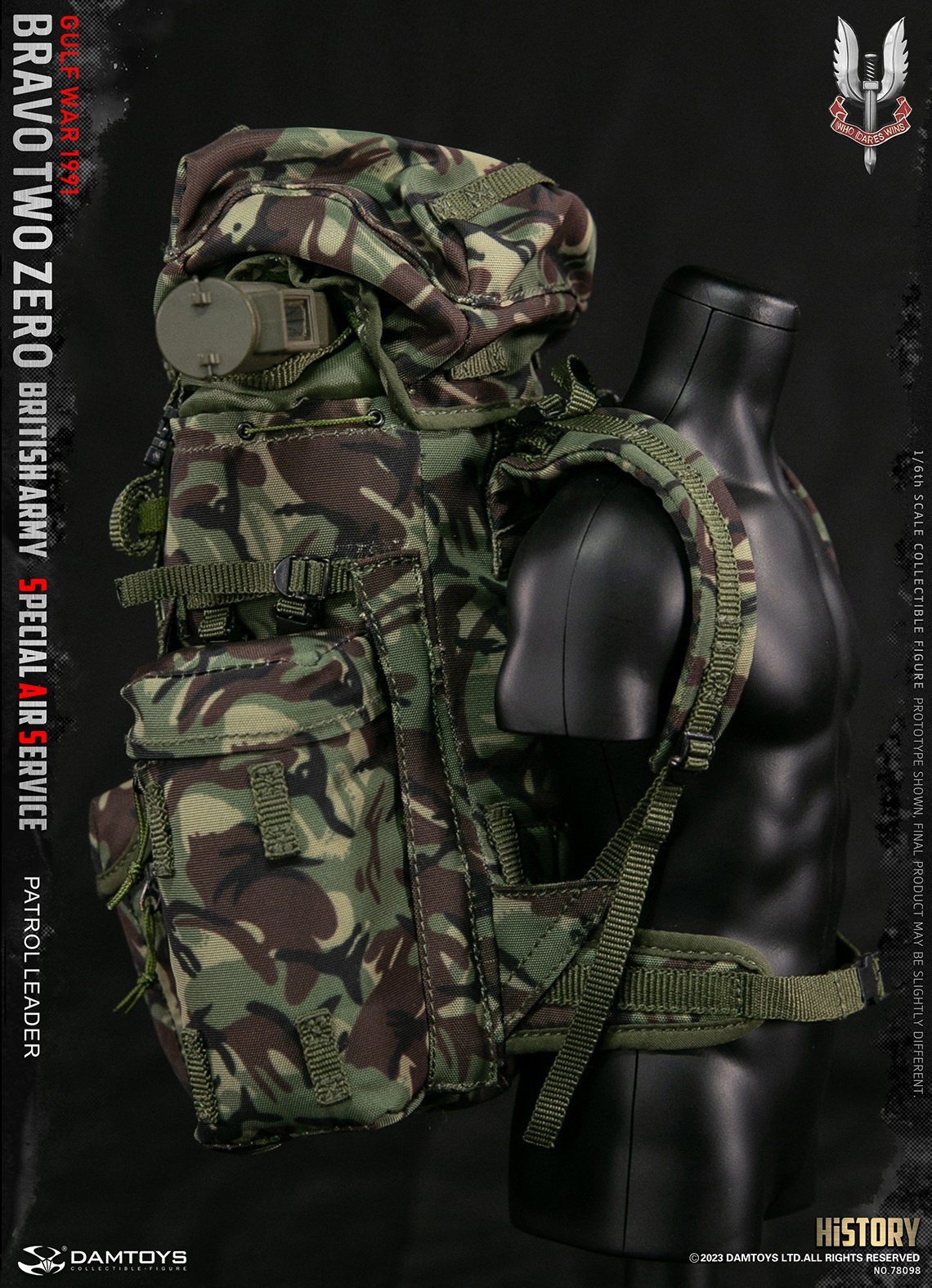 DAMTOYS 78098 1/6 "Bravo Two Zero" British Army Special Air Service (SAS) Patrol Leader