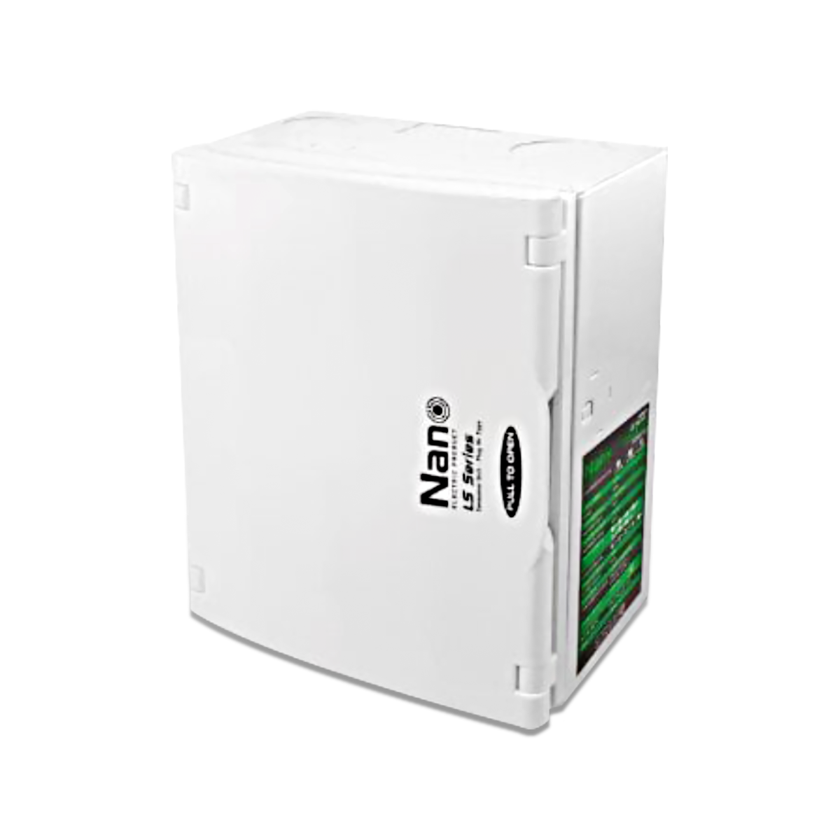NANO ตู้คอนซูมเมอร์ยูนิต (LS Series-Plug on) RCBO 2 Pole 10kA+ลูกย่อย 3 ลูก ฝาขาว
