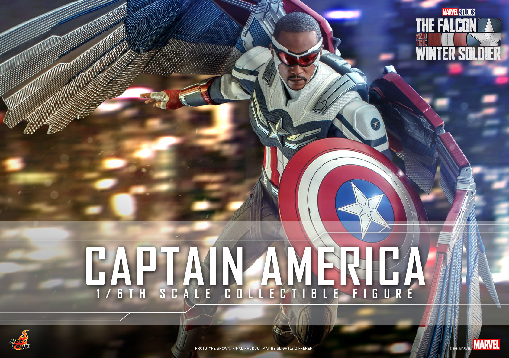 Hot Toys TMS040 1/6 The Falcon and the Winter Soldier - Captain America