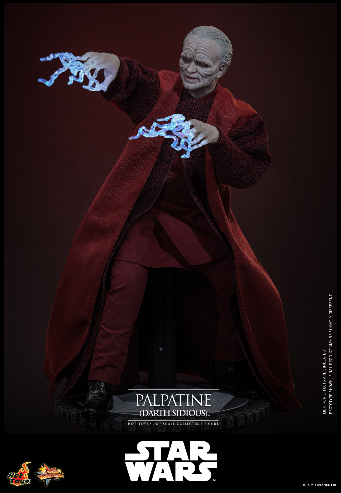 Hot Toys MMS805 Star Wars: Episode III – Revenge of the Sith - Palpatine (Darth Sidious)