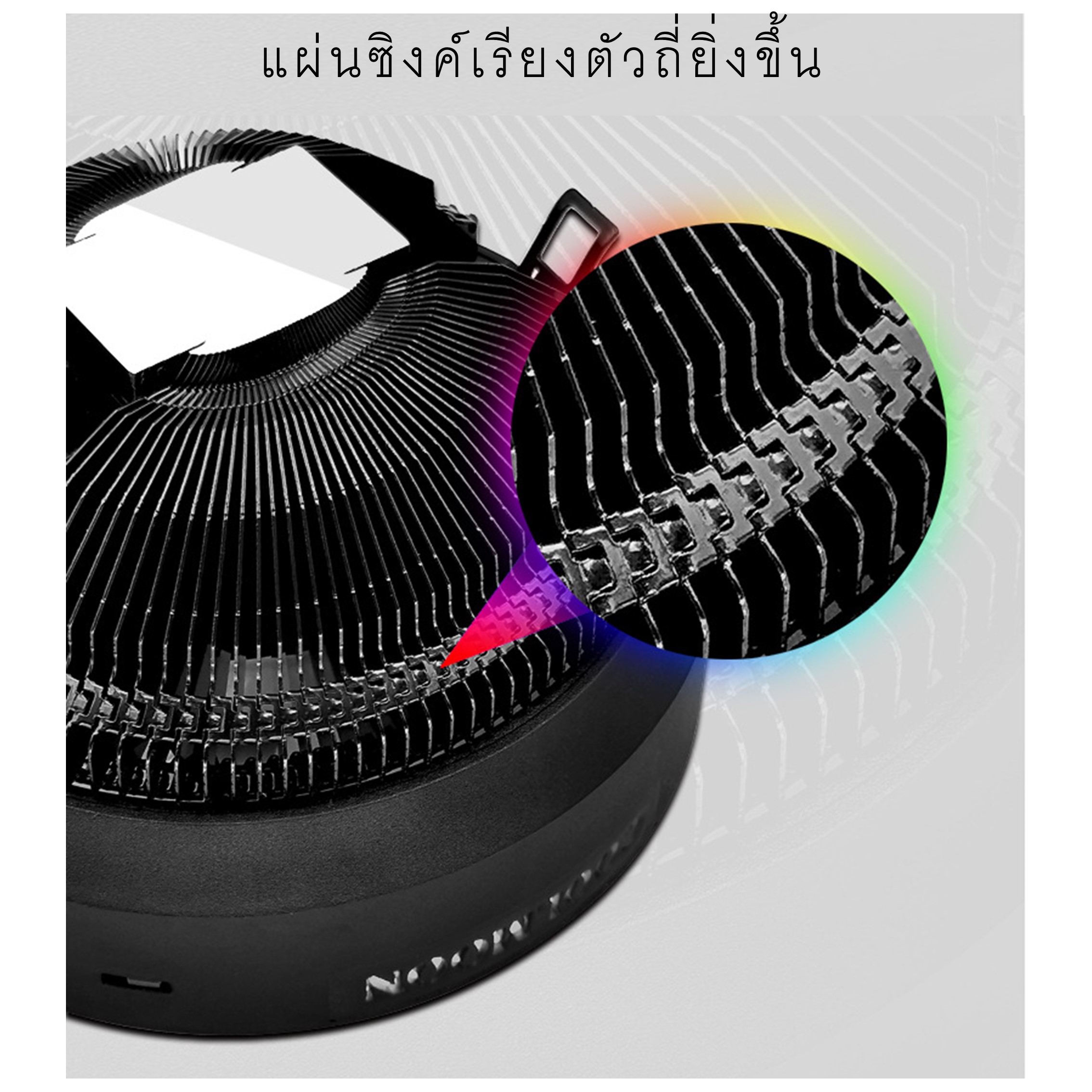 GLORYII CPU Cooler ฮีทซิงค์ระบายความร้อนCPU รองรับ intelและAMD ระบบไฟ Auto RGB