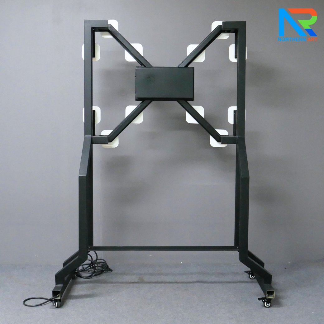 เกมส์กดปุ่มไฟฟ้า ขนาด (W)134 x (D)60 x (H)197 cm. พร้อมจอแสดงผล LED นับคะแนน