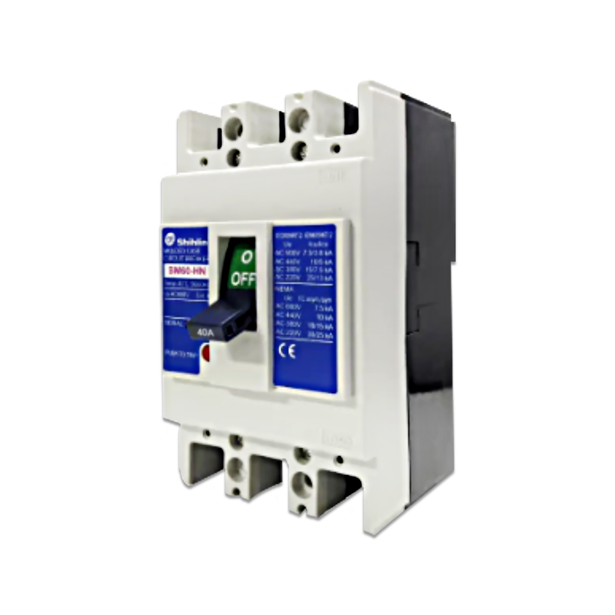 เซอร์กิตเบรกเกอร์ SHIHLIN/NANO MCCB 3 Pole BM-60HN
