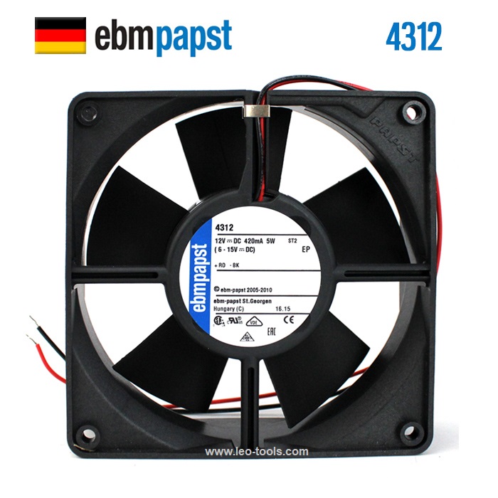 Ebm-papst fan 4312 12V 0.42A DC