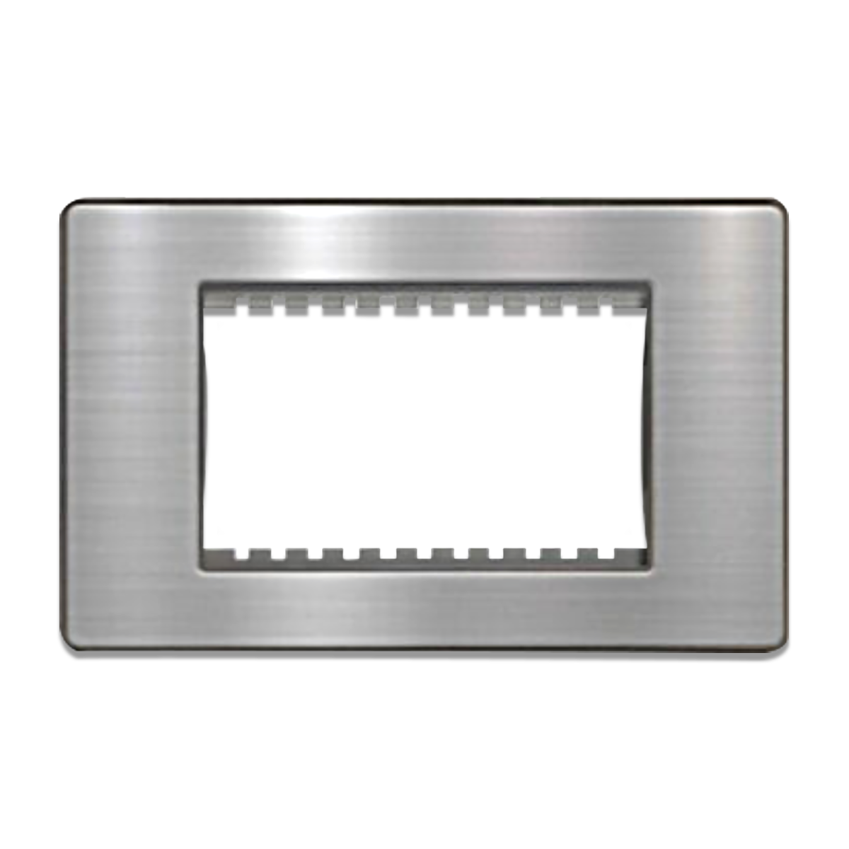 NANO แผงหน้ากากสแตนเลส ขนาด 3 ช่อง Urban series รุ่น UR-C03SS