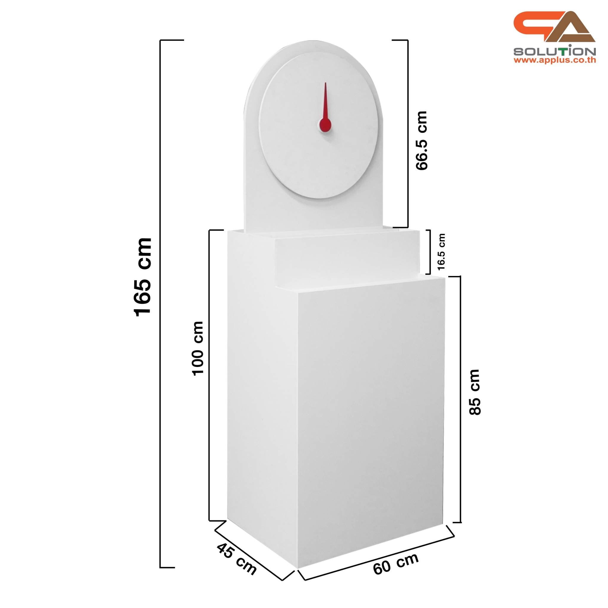 เกมส์ CARNIVAL หมุนวงล้อ พร้อมชั้นวางสินค้า แบบขั้นบันได 2 ชั้น ขนาด (W)60 x (D)45 x (H)165 ซม.