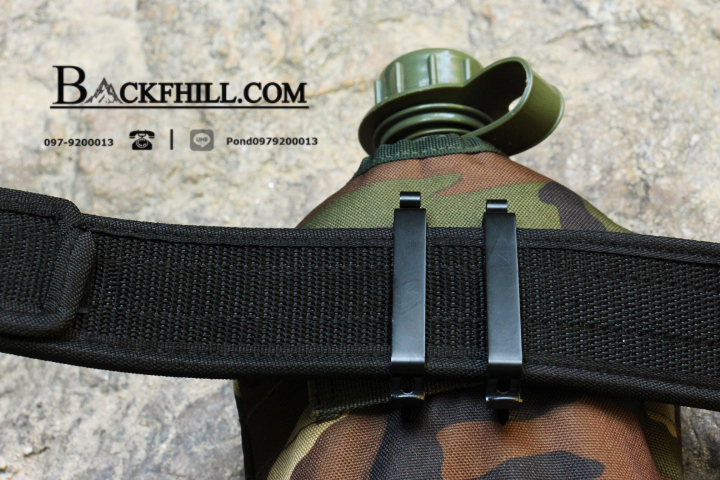 กระติกน้ำทหารสีดำ กระติกน้ำเดินป่า กระติกน้ำแคมป์ กระปุกน้ำทหาร พร้อมกล่องอะลูมิเนียมสำหรับต้มน้ำ ปรุงอาหาร