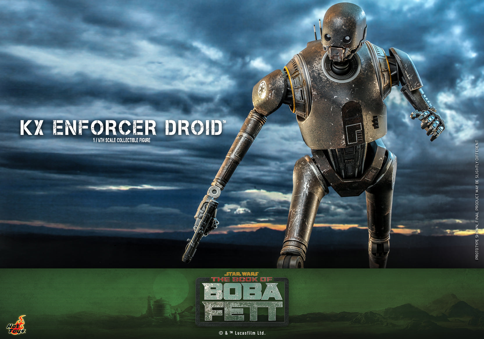 Hot Toys TMS072 1/6 Star Wars: The Book of Boba Fett™ - KX Enforcer Droid™