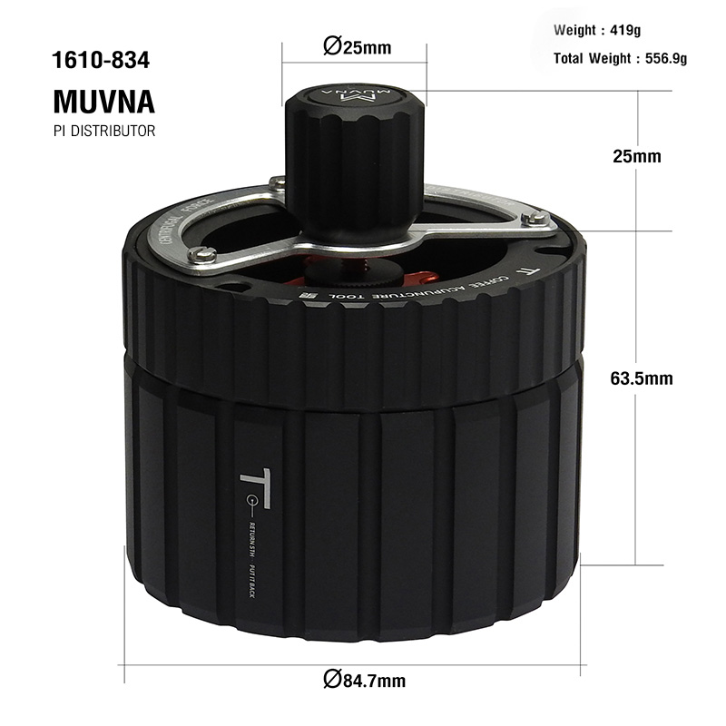 เข็มเกลี่ยกาแฟ MUVNA PI DISTRIBUTOR 8 เข็ม 58mm.
