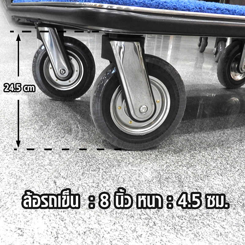 Stainless Luggage Trolley Style Bird cage (S) 0607-018