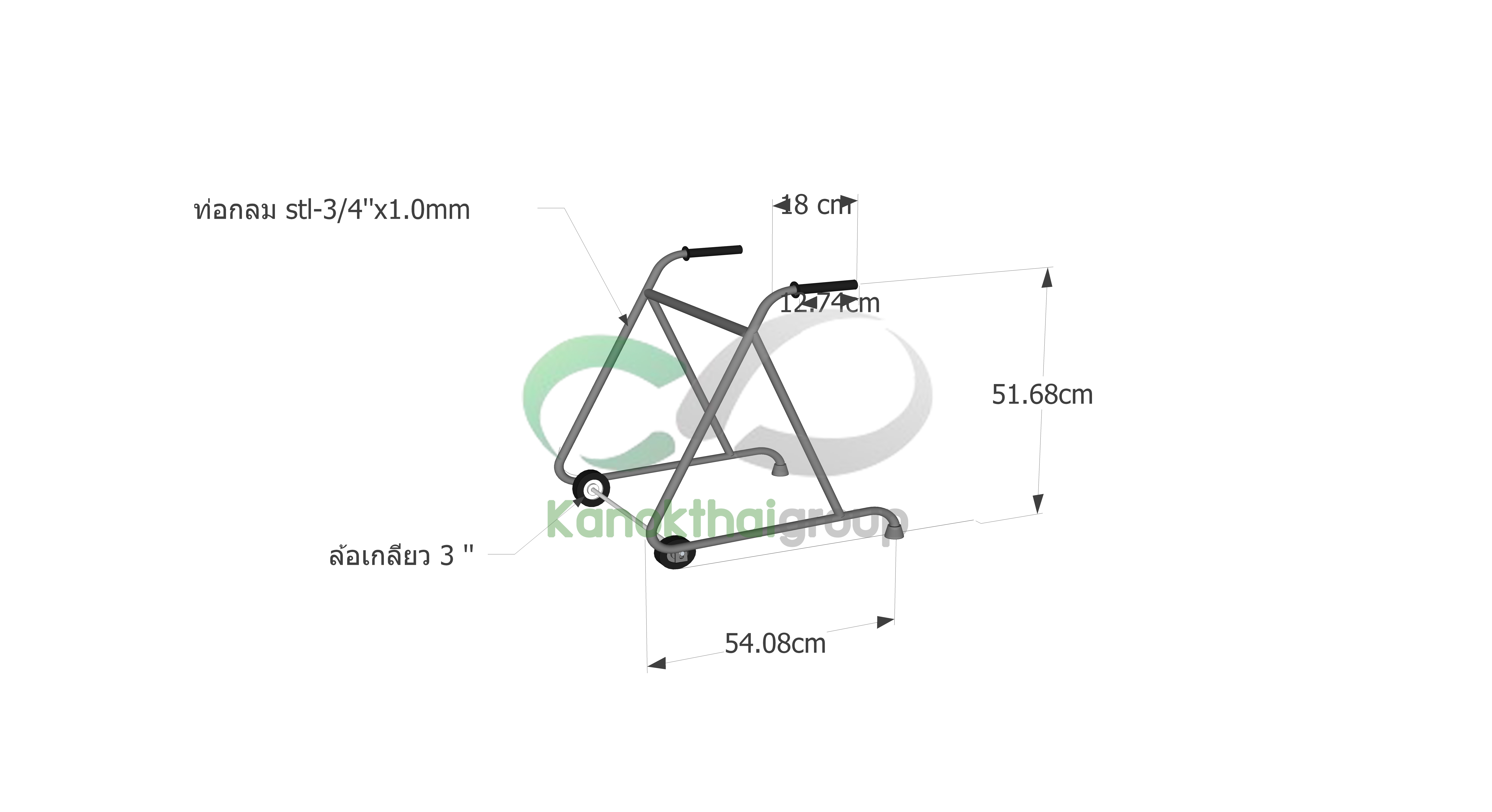 ที่หัดเดิน (walker) สำหรับเด็ก สแตนเลสเกรด 304