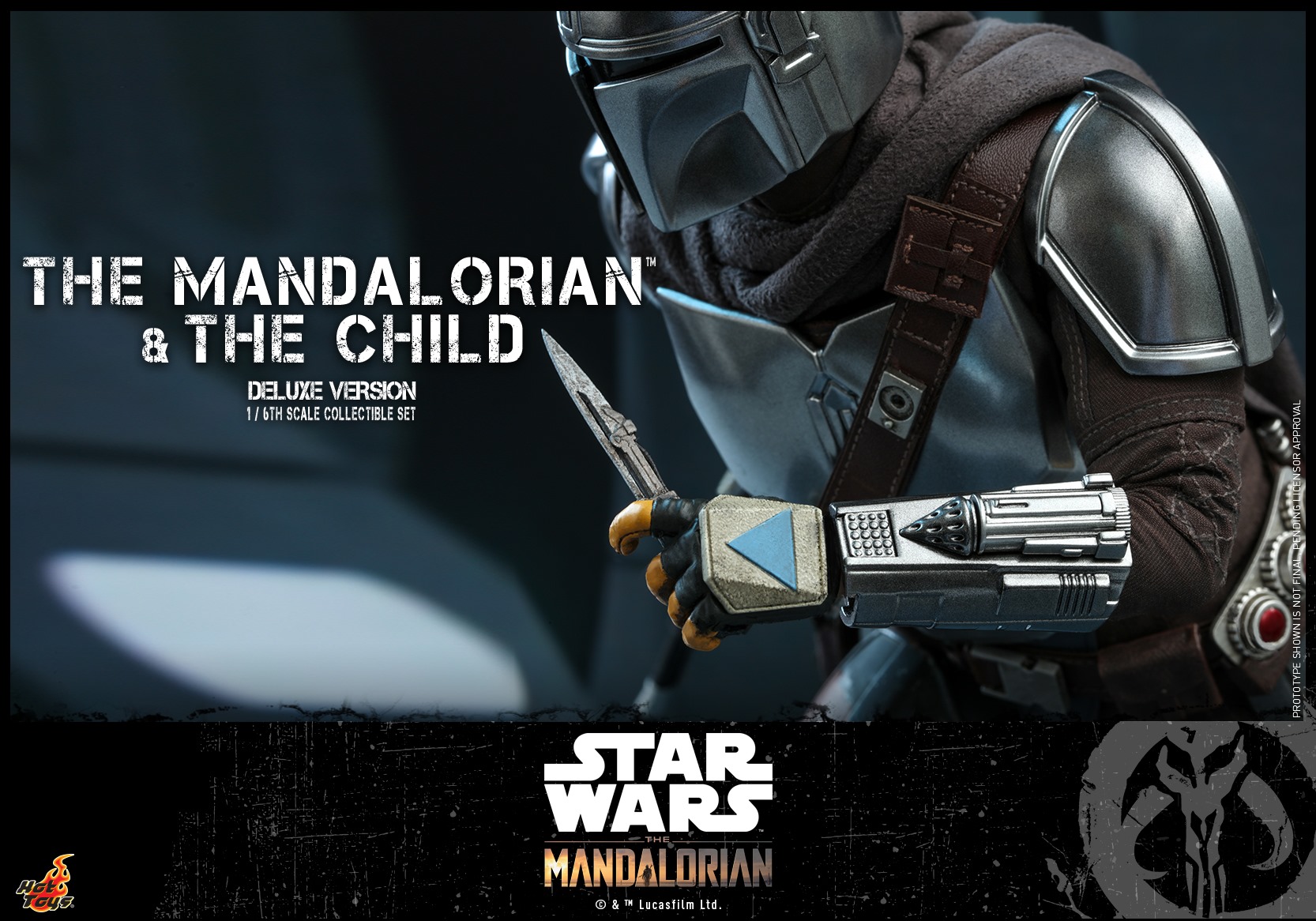 Hot Toys TMS015 The Mandalorian 1/6 The Mandalorian and The Child (Deluxe Version)