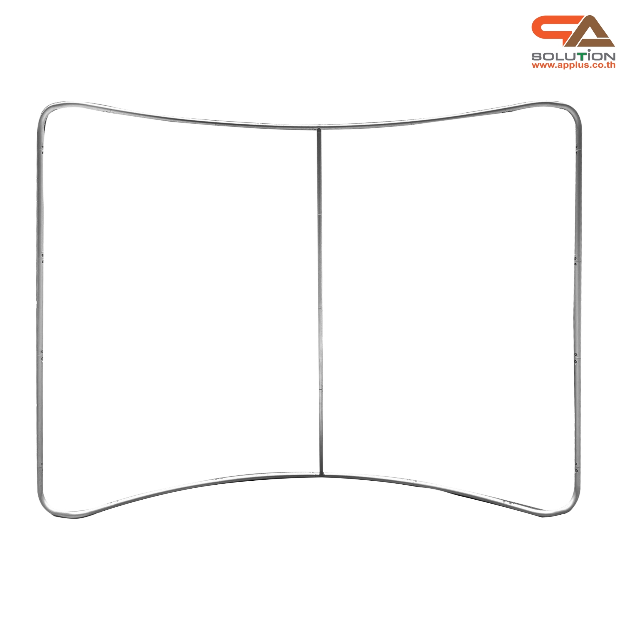 แบคดรอปผ้า Fabric Backdrop รุ่น Curved wall รุ่นโค้ง ขนาด (W)243.8-596 x (H)228 cm.โครงอะลูมิเนียม ถอดประกอบได้ พร้อมกระเป๋าใส่อุปกรณ์ 1 ใบ