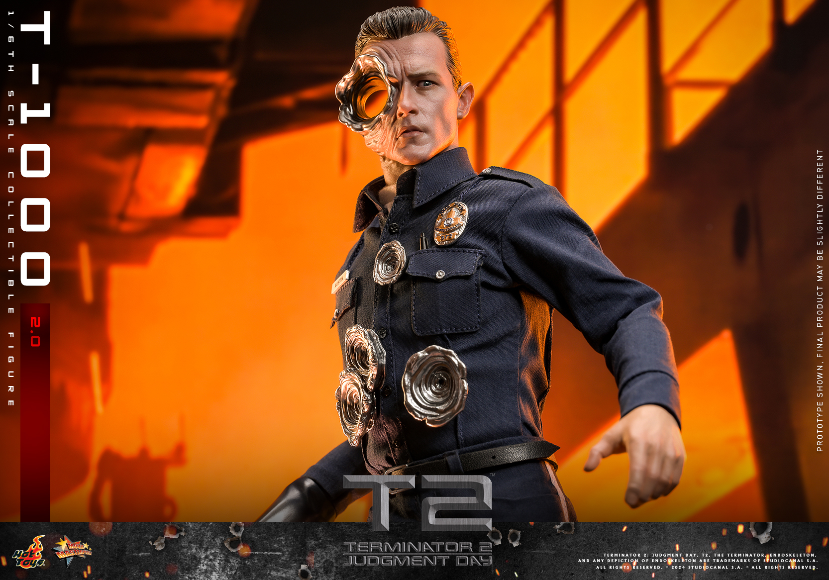 Hot Toys MMS774 Terminator 2: Judgment Day - T-1000 (2.0)