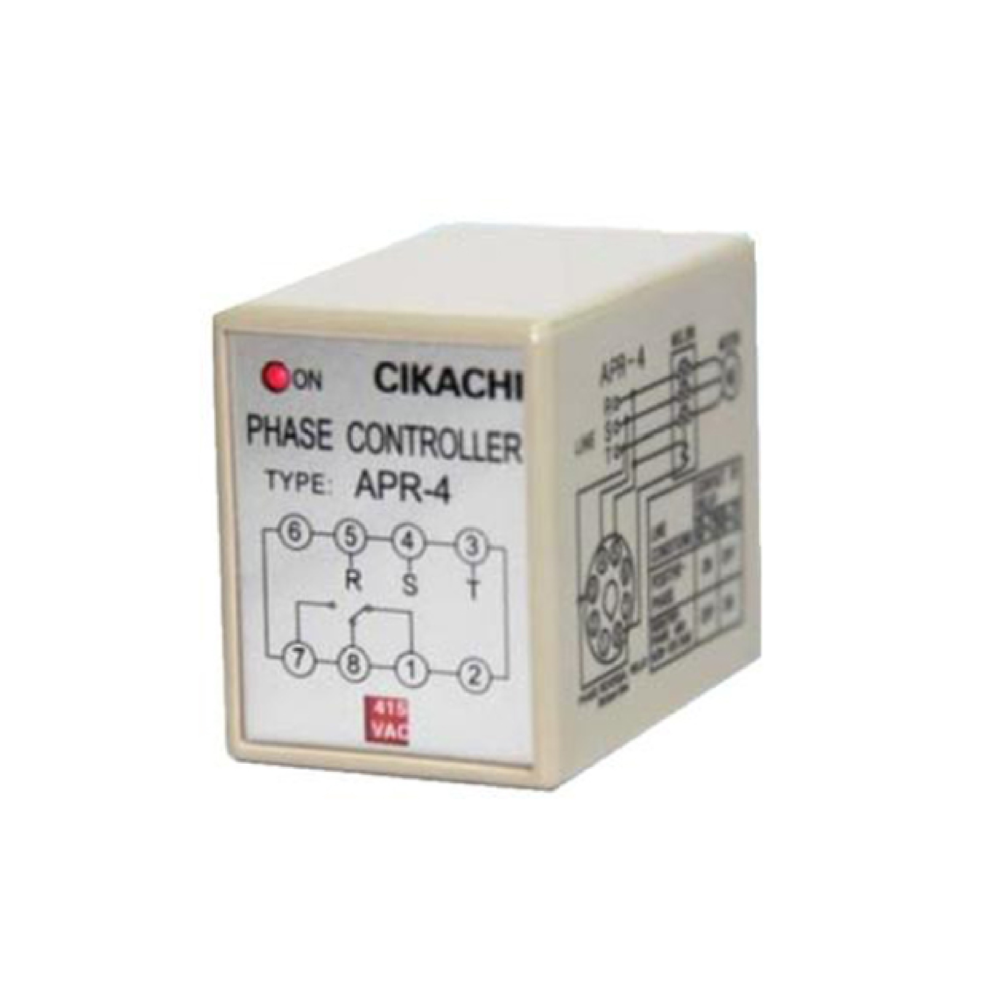 Cikachi APR-4 380V Phase Reversal Relay ชิกาชิรุ่น APR-4 380VAC เฟสคอนโทรลเลอร์