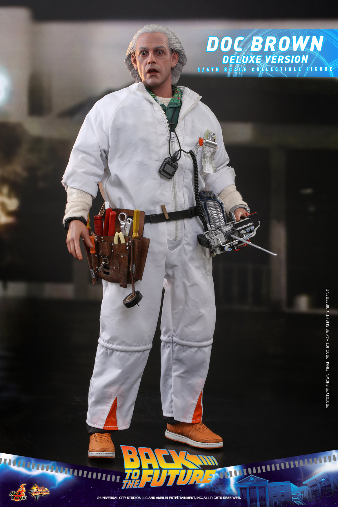 Hot Toys MMS610 1/6 Back to the Future - Doc Brown (Deluxe Version)