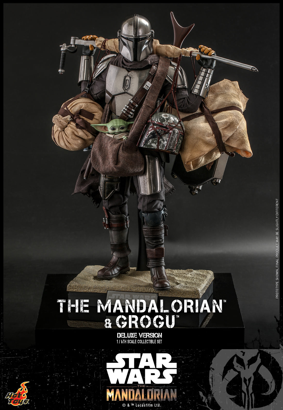Hot Toys TMS052 1/6 Star Wars: The Mandalorian™ - The Mandalorian™ and Grogu™ (Deluxe Version)