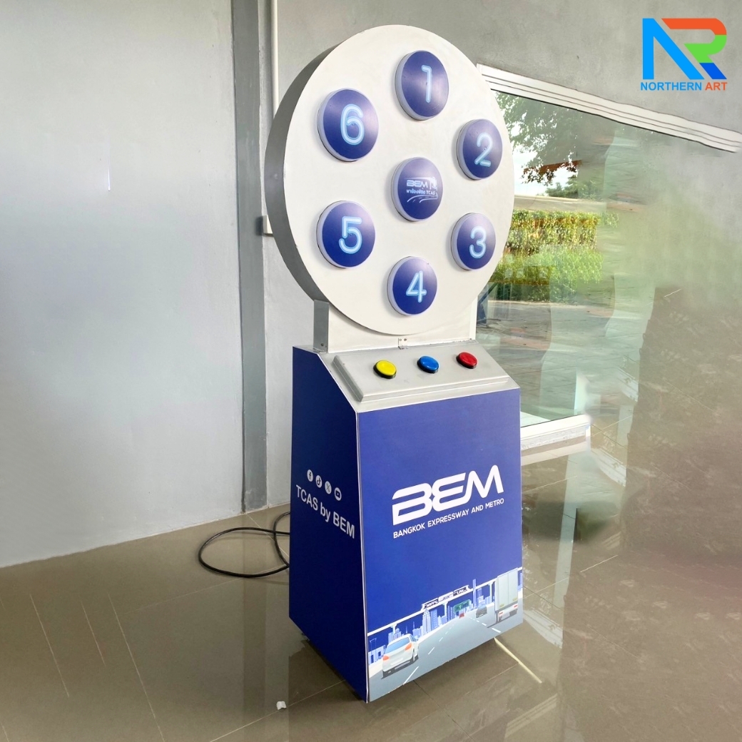 ชุดเกมส์ออกบูธ ประกอบไปด้วย เกมส์วงล้อไฟฟ้า + เกมส์สปาร์ค