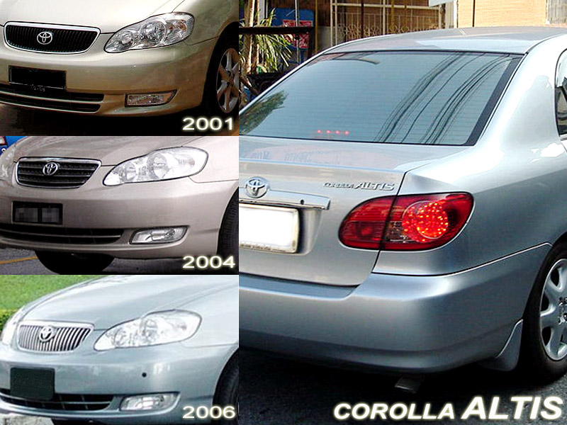 หน้ากระจัง/กระจังหน้า Toyota Altis (อัลติส) 2004/2005 (ลายรังผึ้ง) - BangplusOnline