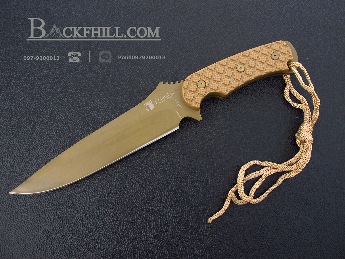 มีดใบตาย COLUMBIA รุ่น SA31 ใบตายพรางทะเลทราย