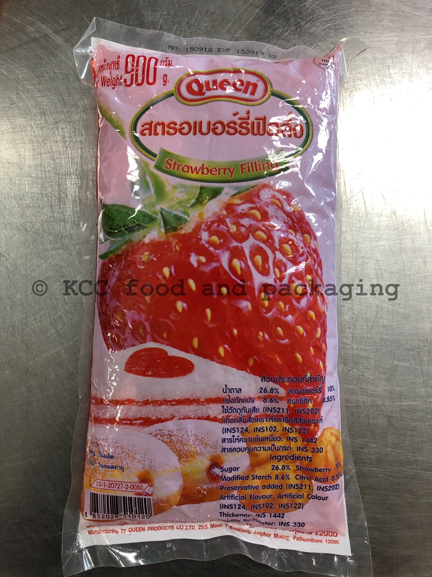 ควีน - สตรอเบอร์รี่ ฟิลลิ่ง (900 g.)