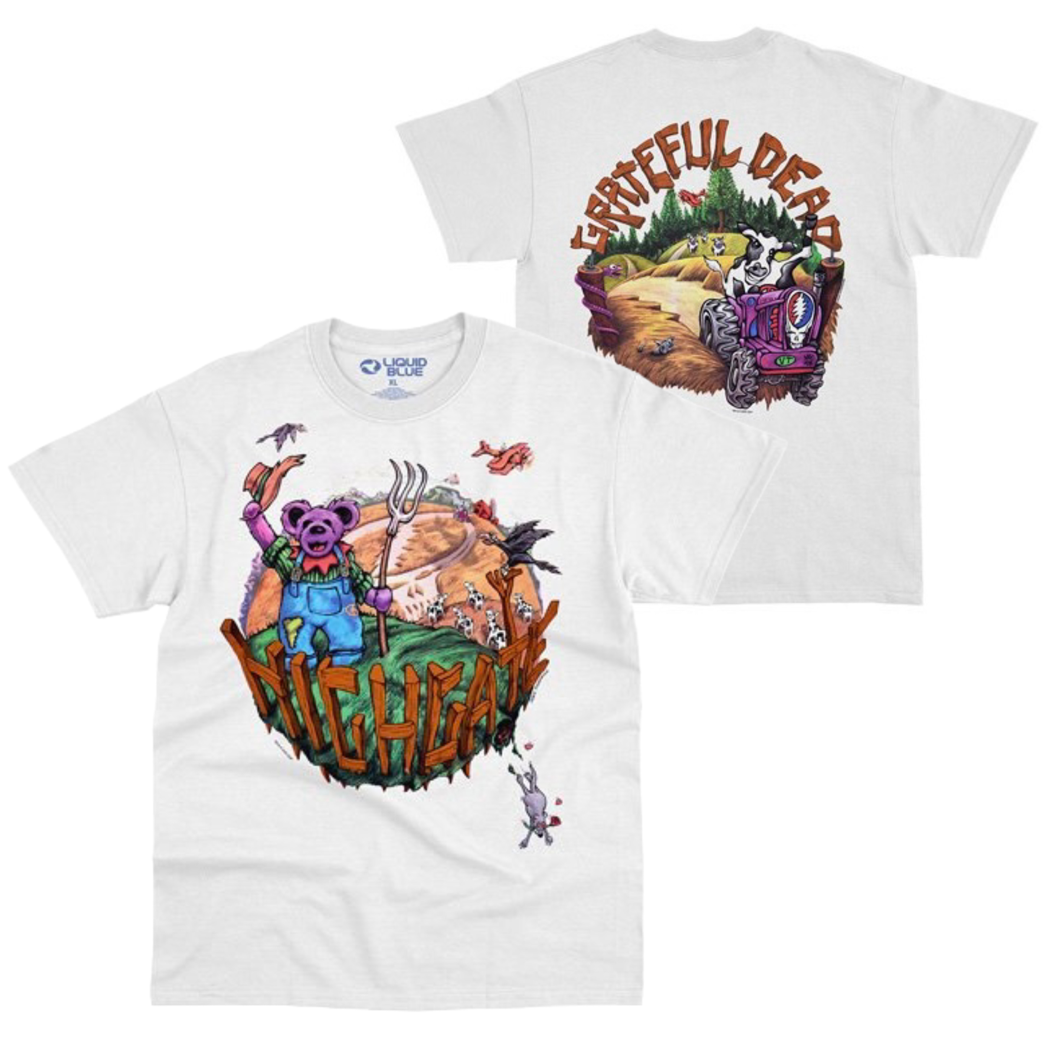 🇺🇸[PREORDER] เสื้อวง GRATEFUL DEAD T-SHIRT รวมลายสุดฮิต ลิขสิทธิ์แท้ LIQUID BLUE จาก USA