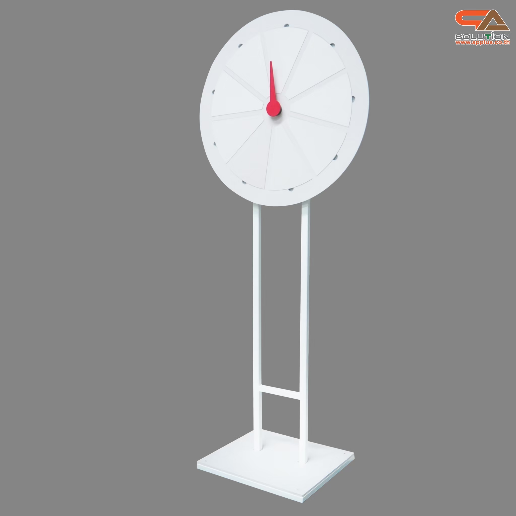 เกมส์วงล้อแม่เหล็ก รุ่นฐานเหล็ก ขนาดวงล้อ 60-80 ซม. สูง 155-164 ซม. ถอดประกอบได้ แผ่นจิ๊กซอสามเหลี่ยม แกะเปลี่ยนได้