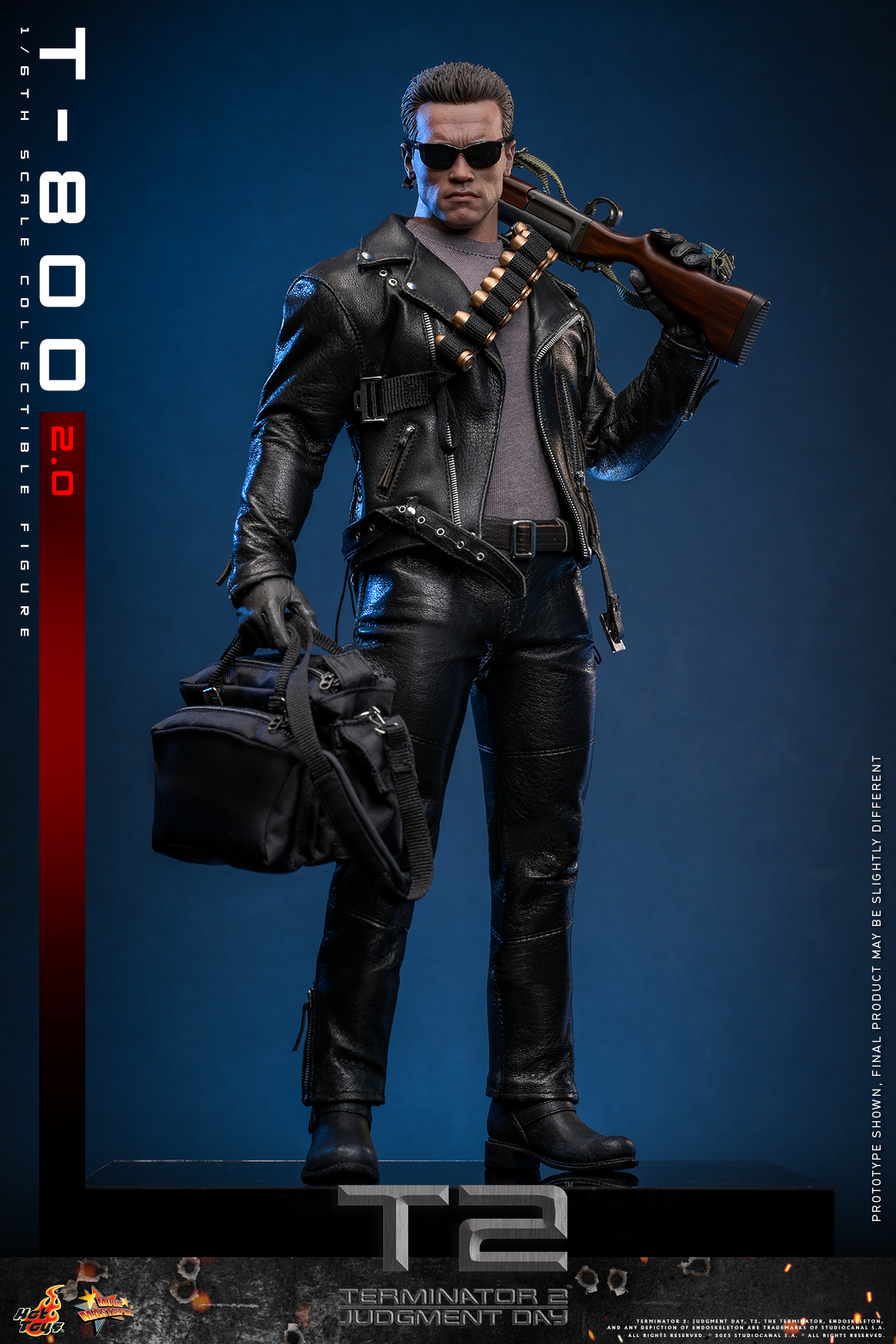 Hot Toys MMS795 Terminator 2: Judgment Day - T-800 (2.0)
