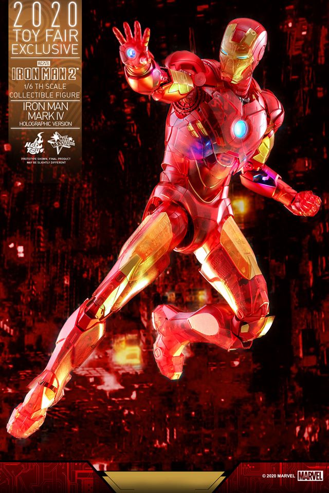 Hot Toys MMS568 IRON MAN 2 - IRON MAN MARK IV (HOLOGRAPHIC VERSION)