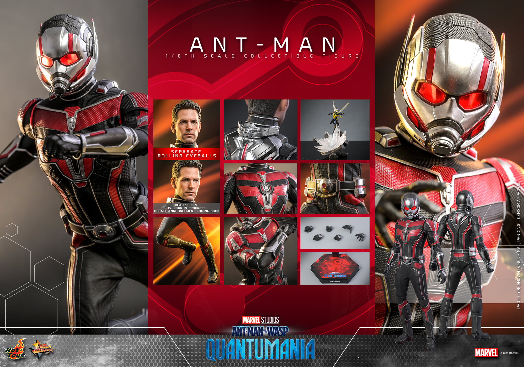 Hot Toys MMS690 1/6 Ant-Man and the Wasp: Quantumania - Ant-Man