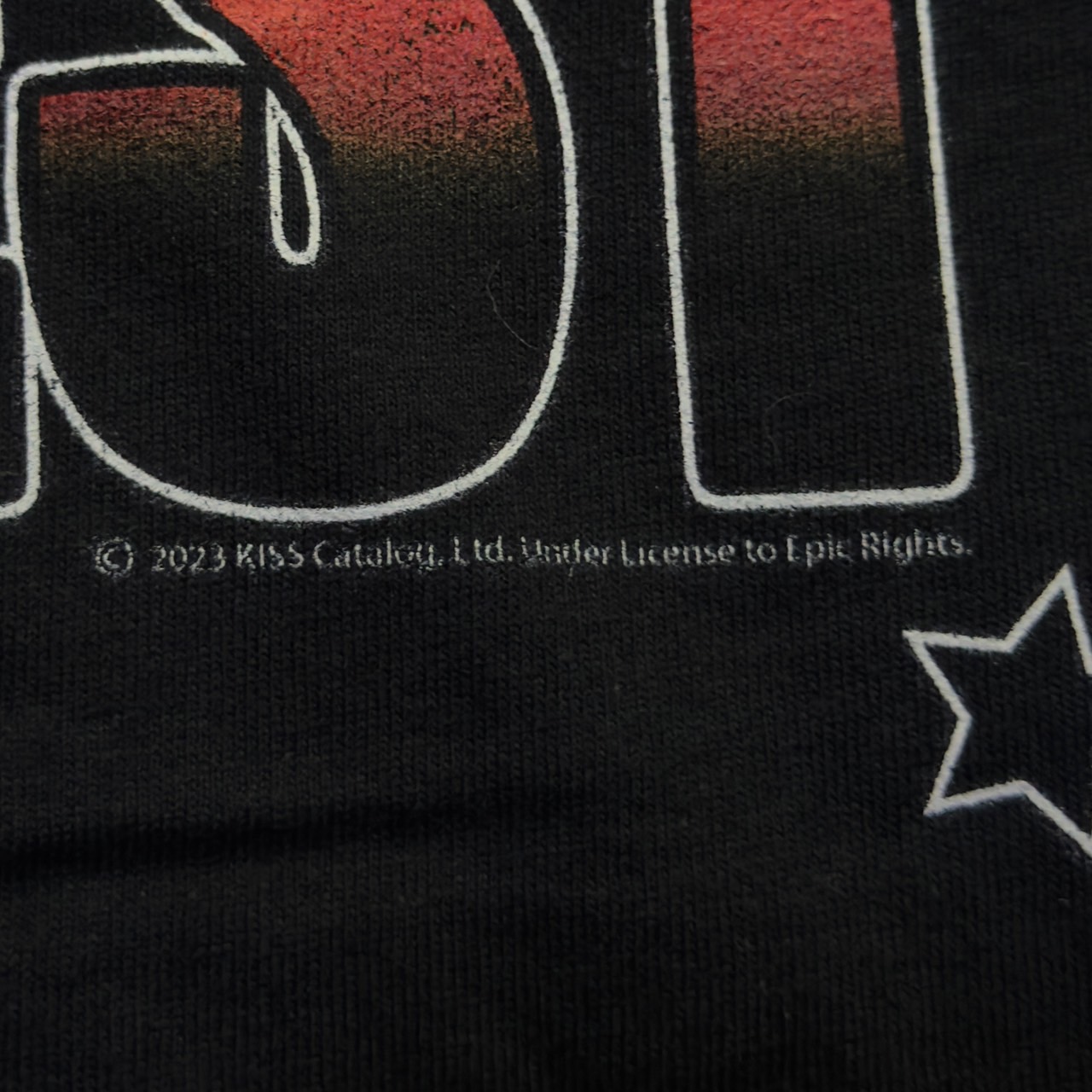 #พร้อมส่ง เสื้อวงดนตรี KISS T-SHIRT ลาย KISS YOU WANTED THE BEST (2023)(มีสกรีนหลัง) ลิขสิทธิ์ของแท้ USA BLACK