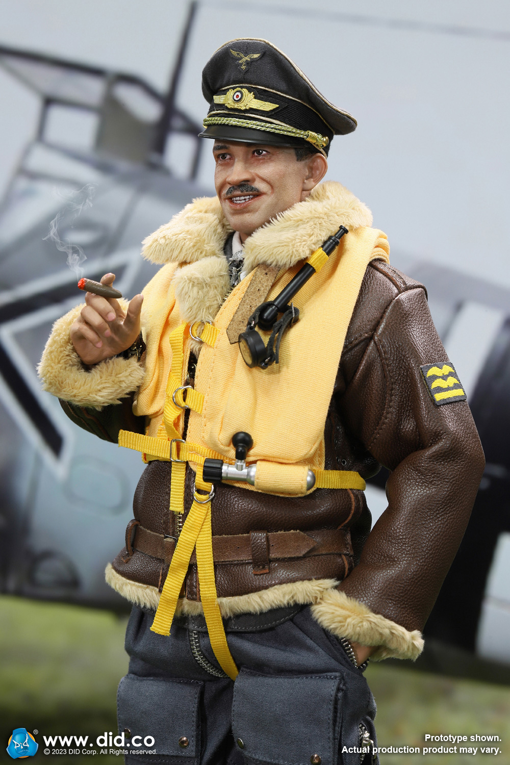 DID D80165 1/6 WWII German Luftwaffe Ace Pilot - Adolf Galland