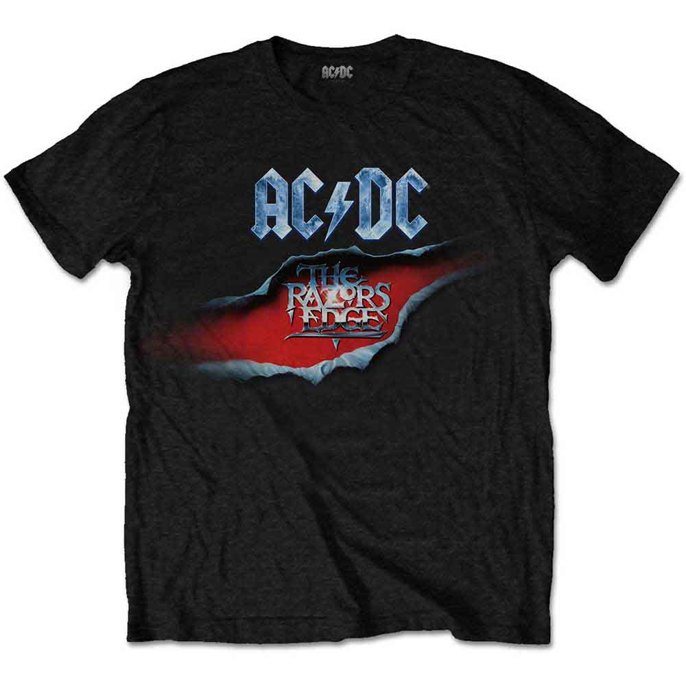 AC/DC Unisex T-Shirt: The Razors Edge BLACK