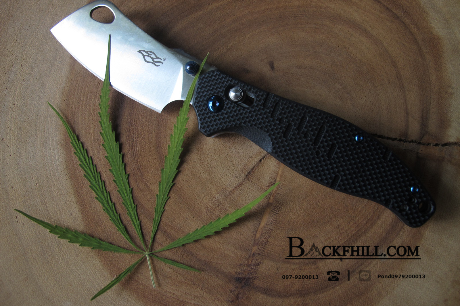 มีด Ganzo Firebird รุ่น F7551 BK (สีดำ) -Folding Knife (Axis Lock)