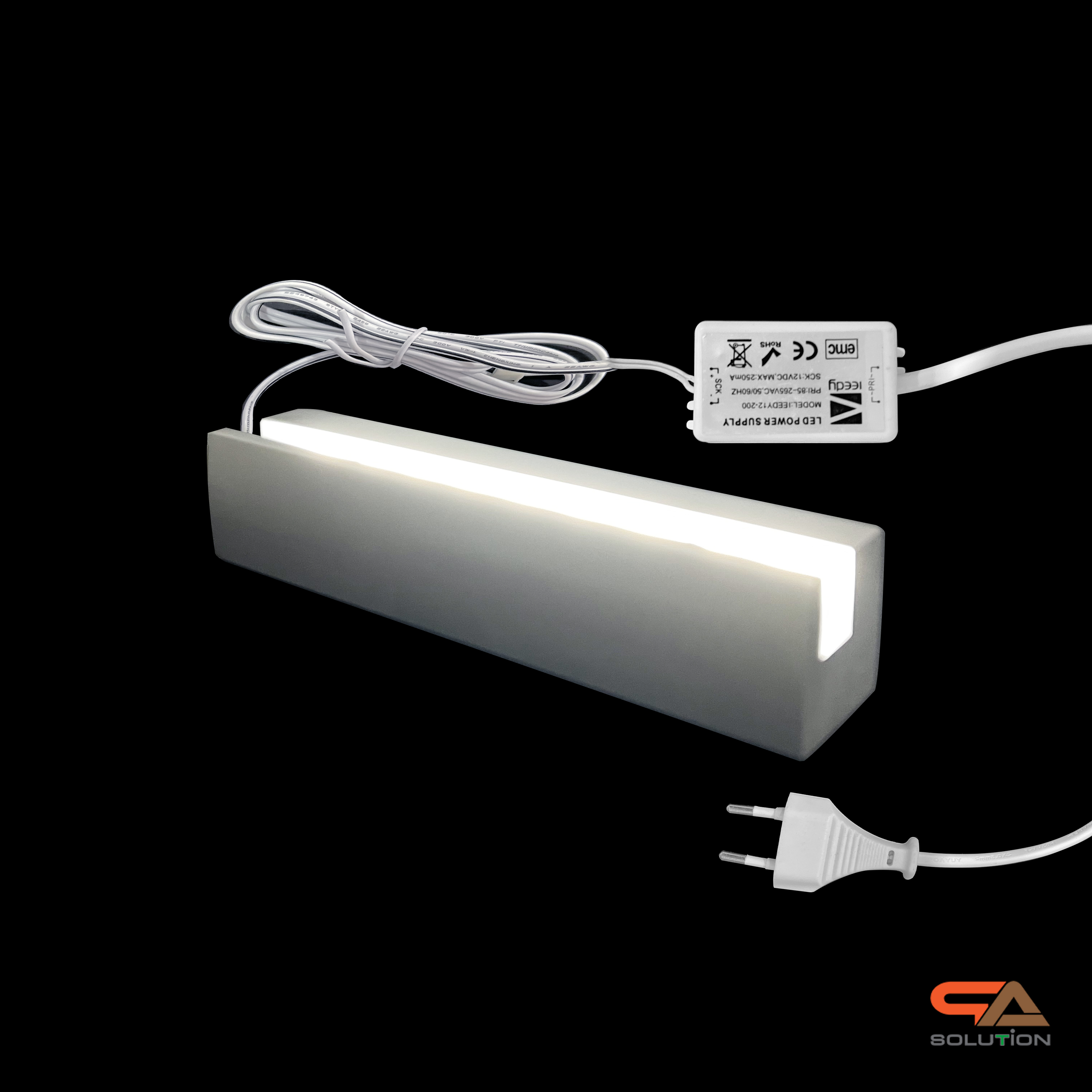 Clearance Sale! อะลูมิเนียมบาร์ LED BAR ไฟLED แสงสีขาว 1 ชุด พร้อม POWER SUPPY ไม่รวมแผ่นอะคริลิค